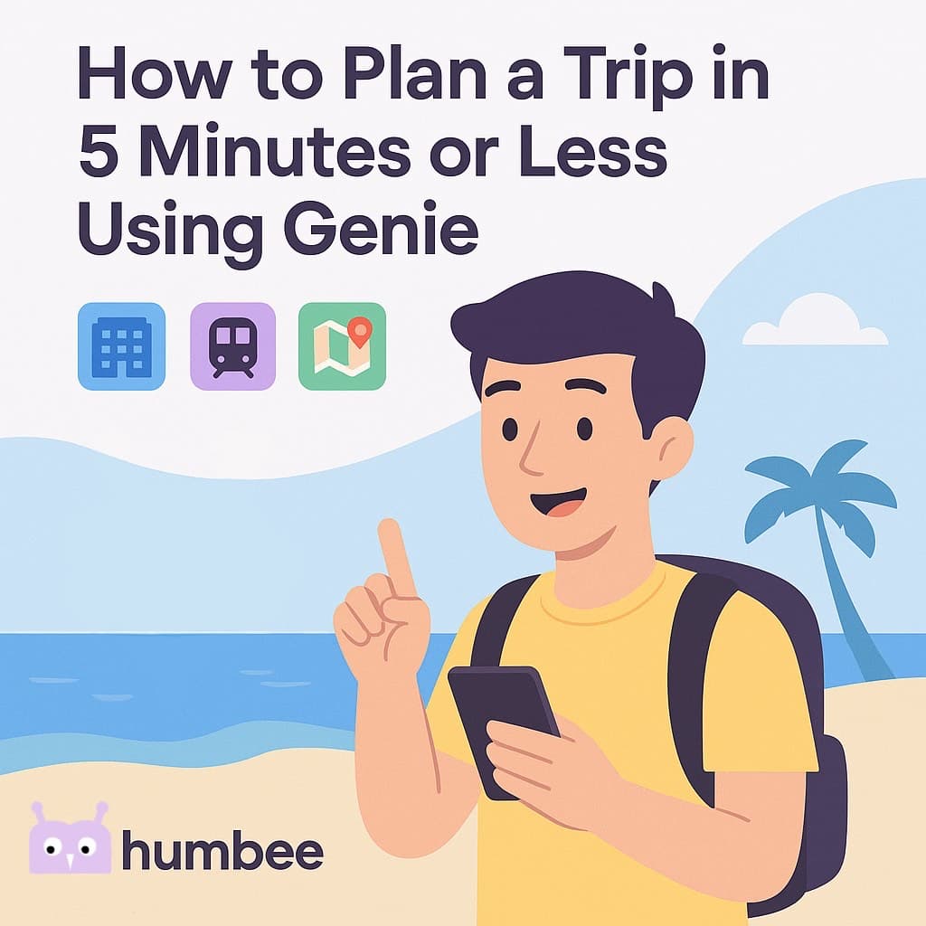 How to Plan a Trip in 5 Minutes or Less Using Genie